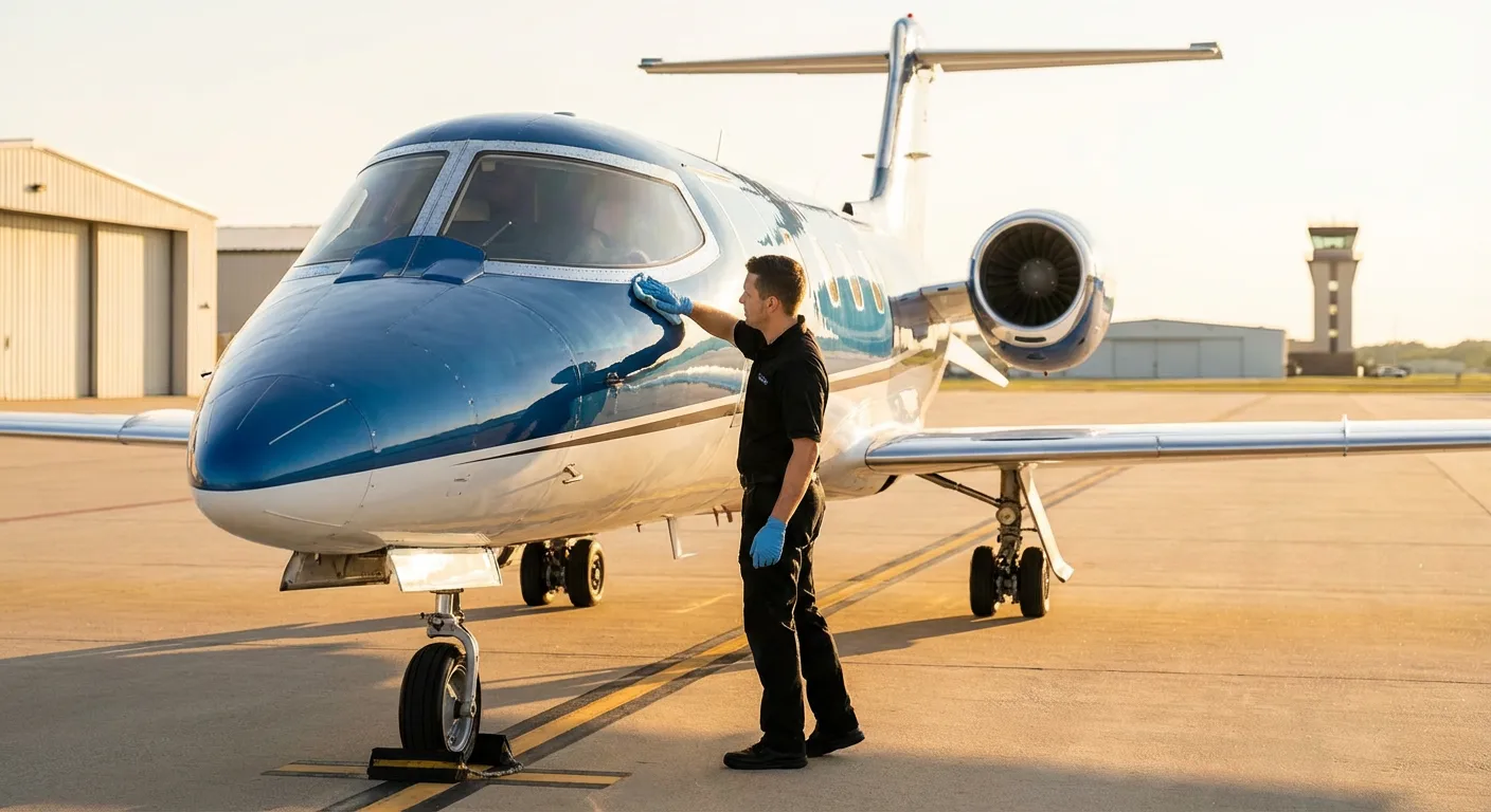 Nettoyage d’avion privé à Bordeaux — La Clean Touch, service professionnel à domicile