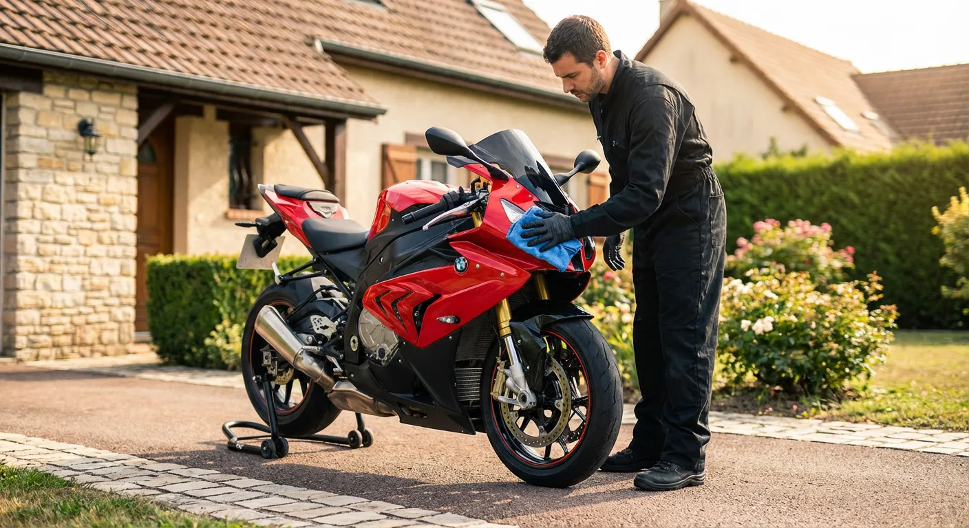 Nettoyage de moto à domicile à Bordeaux